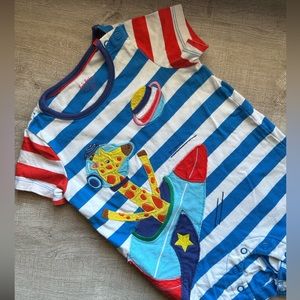 EUC Baby Boden shorts & tee onesie